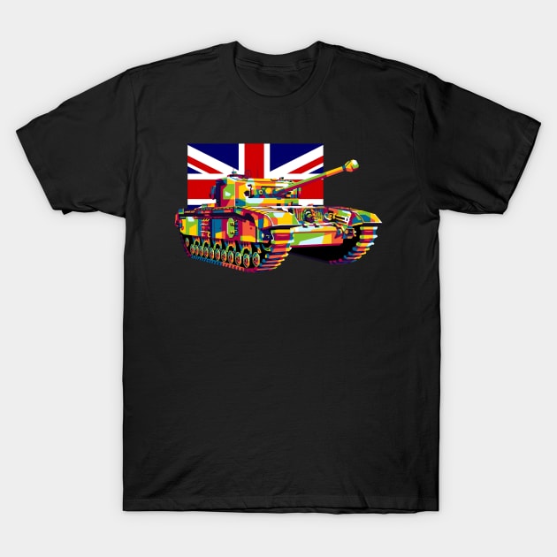 Black Prince Infantry Tank T-Shirt by wpaprint